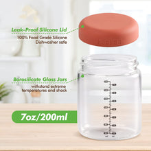 Load image into Gallery viewer, Haakaa Sealed Glass Storage Jar Set - 6 x 4 oz Glass Jars
