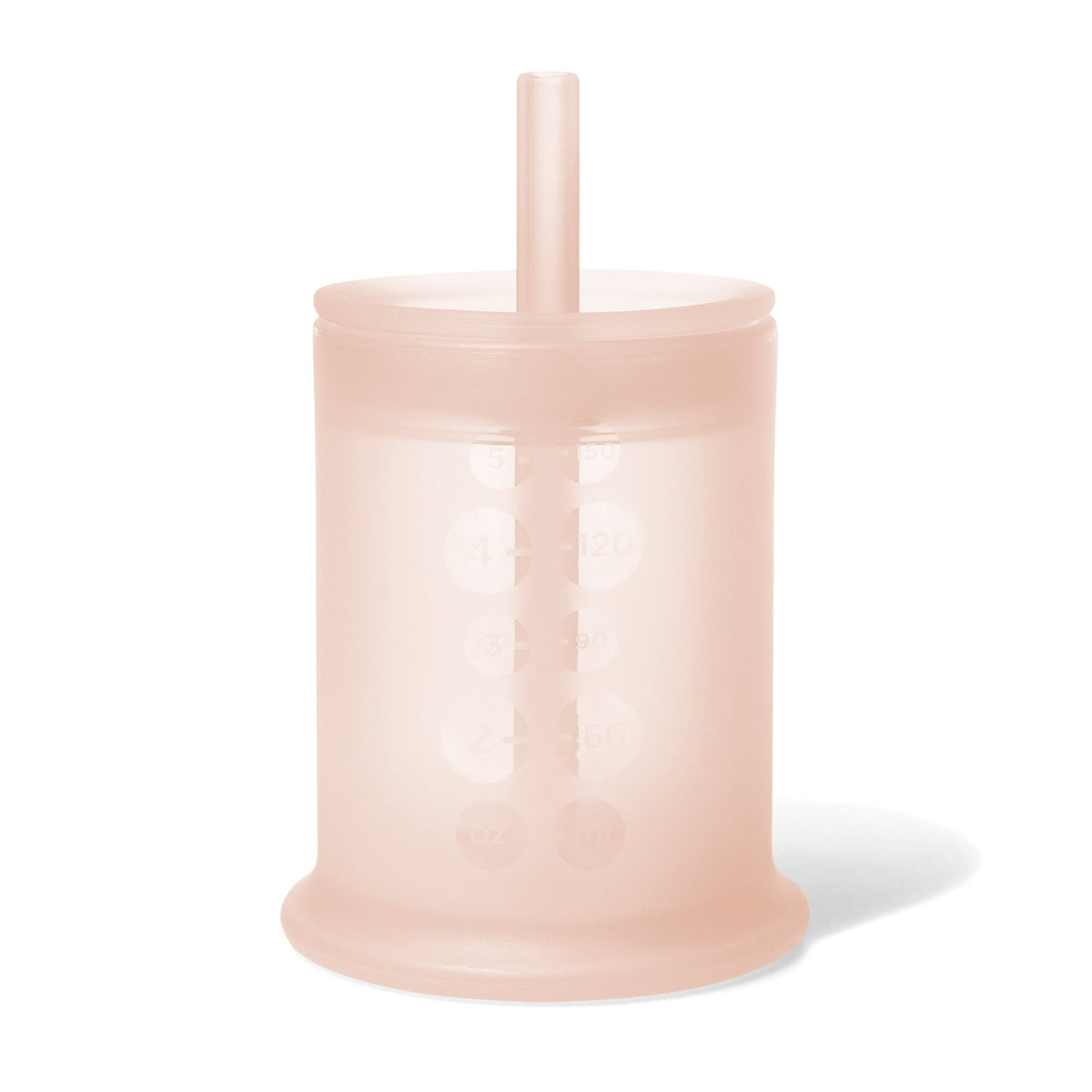 Olababy Infant Straw Cup, Silicone Training Cup with Straw Lid (5oz)