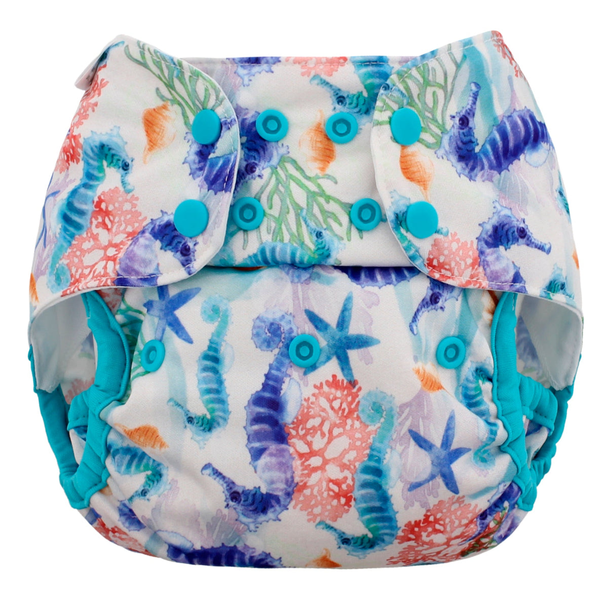 One Size Pocket Cloth Diaper – Adjustable 10–35 lb, Inserts Not Included