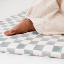 Load image into Gallery viewer, Checker Matcha Vegan Leather Mat
