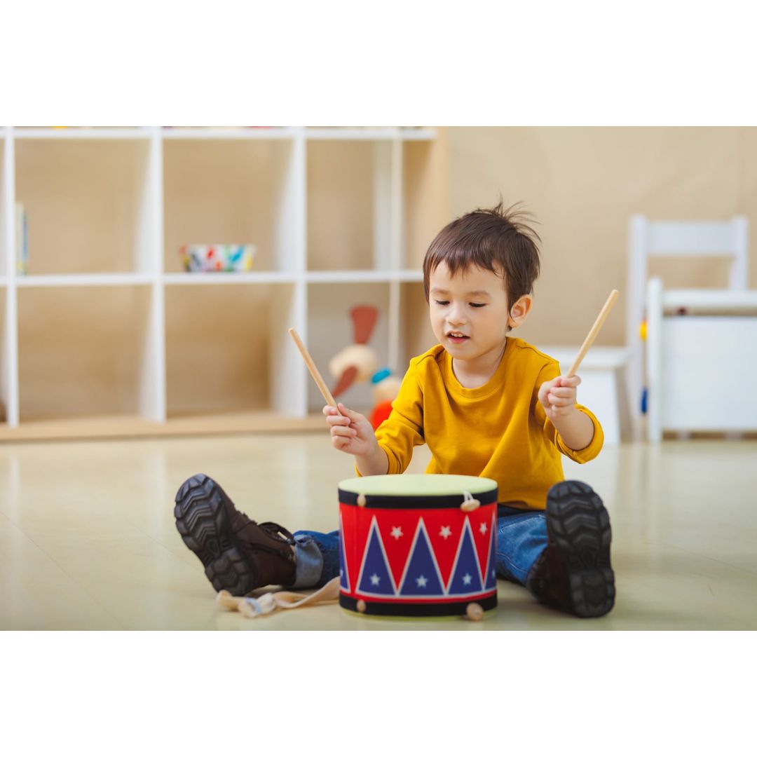PlanToys Eco-Friendly Kids' Big Drum II