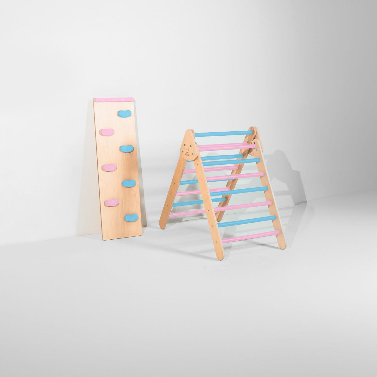 Bunny Hopkins Classic Climber Playset – Original Pikler Triangle with Reversible Ramp, Made in the USA