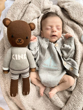 Load image into Gallery viewer, Luna + Luca Pointelle Cardigan - Heather Gray

