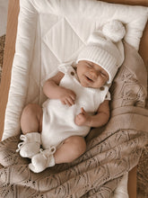 Load image into Gallery viewer, Luna + Luca Novelty Knit Romper - White
