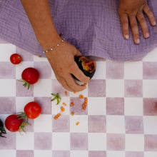 Load image into Gallery viewer, Checker Gumdrop Vegan Leather Mat

