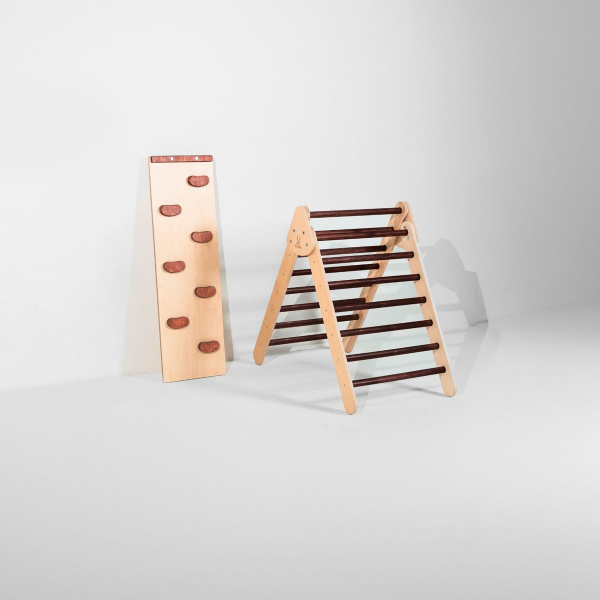 Bunny Hopkins Classic Climber Playset – Original Pikler Triangle with Reversible Ramp, Made in the USA
