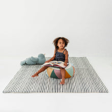 Load image into Gallery viewer, Bold Stripe Vegan Leather Mat
