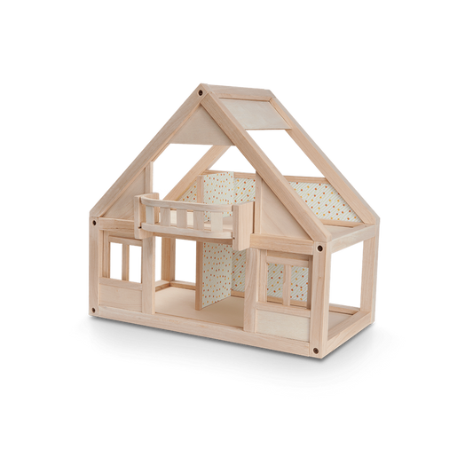 PlanToys Eco-Friendly Wooden My First Dollhouse