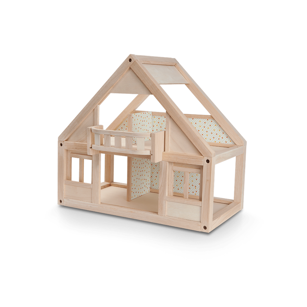 PlanToys Eco-Friendly Wooden My First Dollhouse