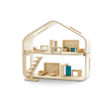 Load image into Gallery viewer, PlanToys Eco-Friendly Wooden Contemporary Dollhouse
