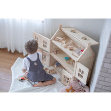 Load image into Gallery viewer, PlanToys Eco-Friendly Wooden Victorian Dollhouse
