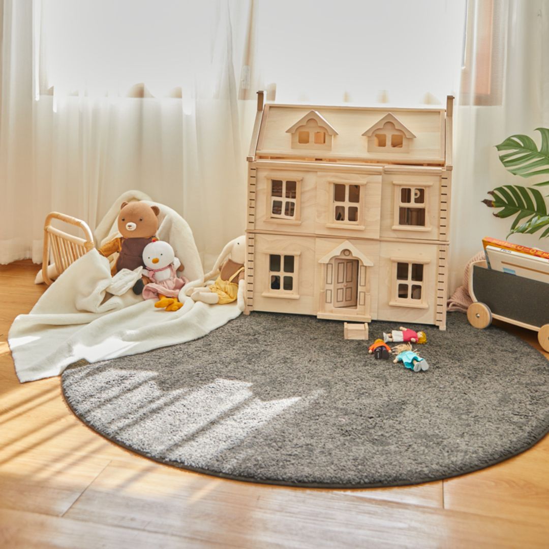 PlanToys Eco-Friendly Wooden Victorian Dollhouse