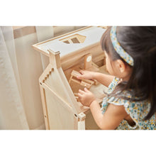 Load image into Gallery viewer, PlanToys Eco-Friendly Wooden Victorian Dollhouse
