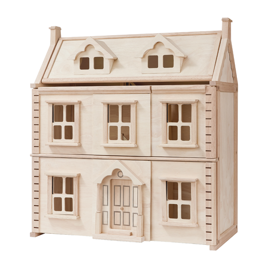 PlanToys Eco-Friendly Wooden Victorian Dollhouse