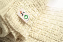 Load image into Gallery viewer, Tittimitti Sonnenstrick 100% GOTS Certified Organic Fine Merino Wool Baby Blanket Made in Germany
