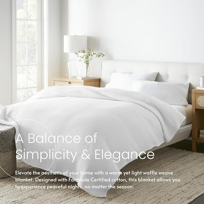 Waffle Knit Blanket - Thumbnail 3