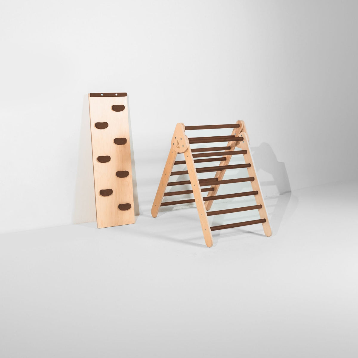 Bunny Hopkins Classic Climber Playset – Original Pikler Triangle with Reversible Ramp, Made in the USA
