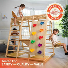 Load image into Gallery viewer, Avenlur Magnolia Eco-Friendly Wooden 7-in-1 Indoor Toddler Preschool Playset
