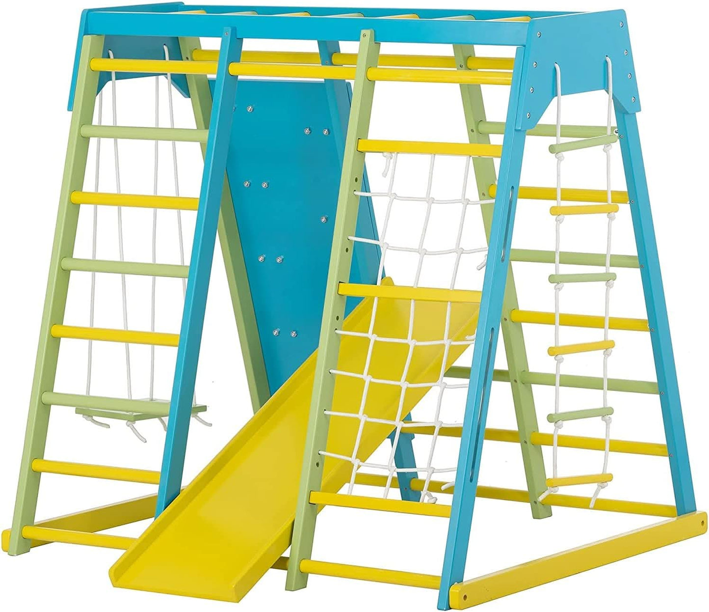 Avenlur Magnolia Eco-Friendly Wooden 7-in-1 Indoor Toddler Preschool Playset