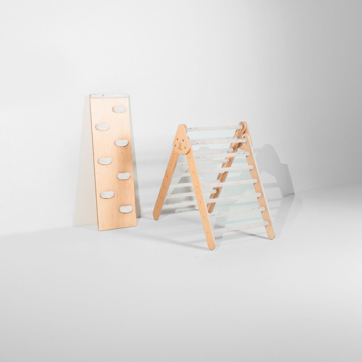 Bunny Hopkins Classic Climber Playset – Original Pikler Triangle with Reversible Ramp, Made in the USA