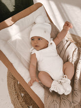 Load image into Gallery viewer, Luna + Luca Novelty Knit Romper - White
