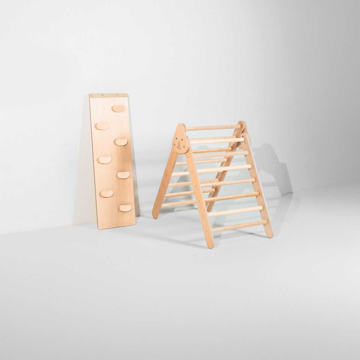Bunny Hopkins Classic Climber Playset – Original Pikler Triangle with Reversible Ramp, Made in the USA