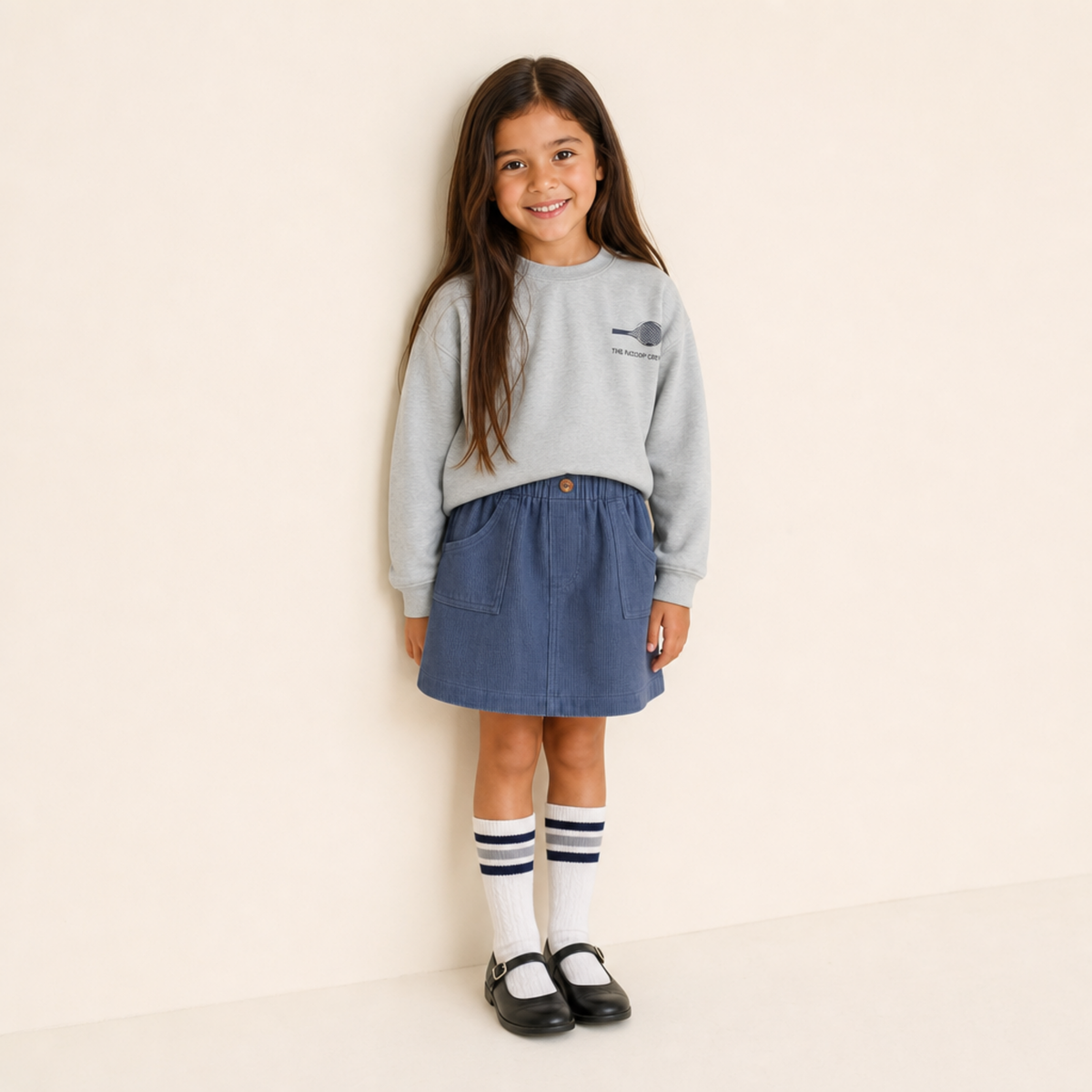 Organic Corduroy Skirt for Babies & Toddlers – Navy