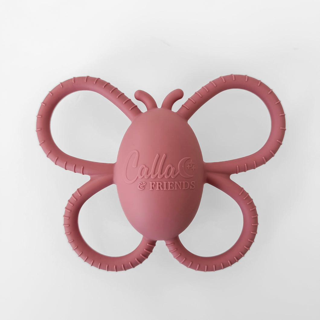 Garden Party Collection - Butterfly Rattle Teether