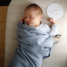 Load image into Gallery viewer, Mushie Organic Cotton Muslin Swaddle Blanket
