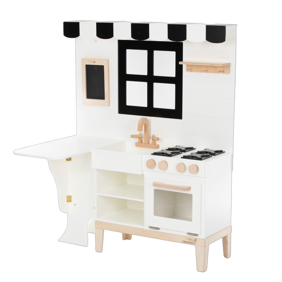 2mamabees Eco-Friendly Wooden Aviana Gourmet Play Kitchen