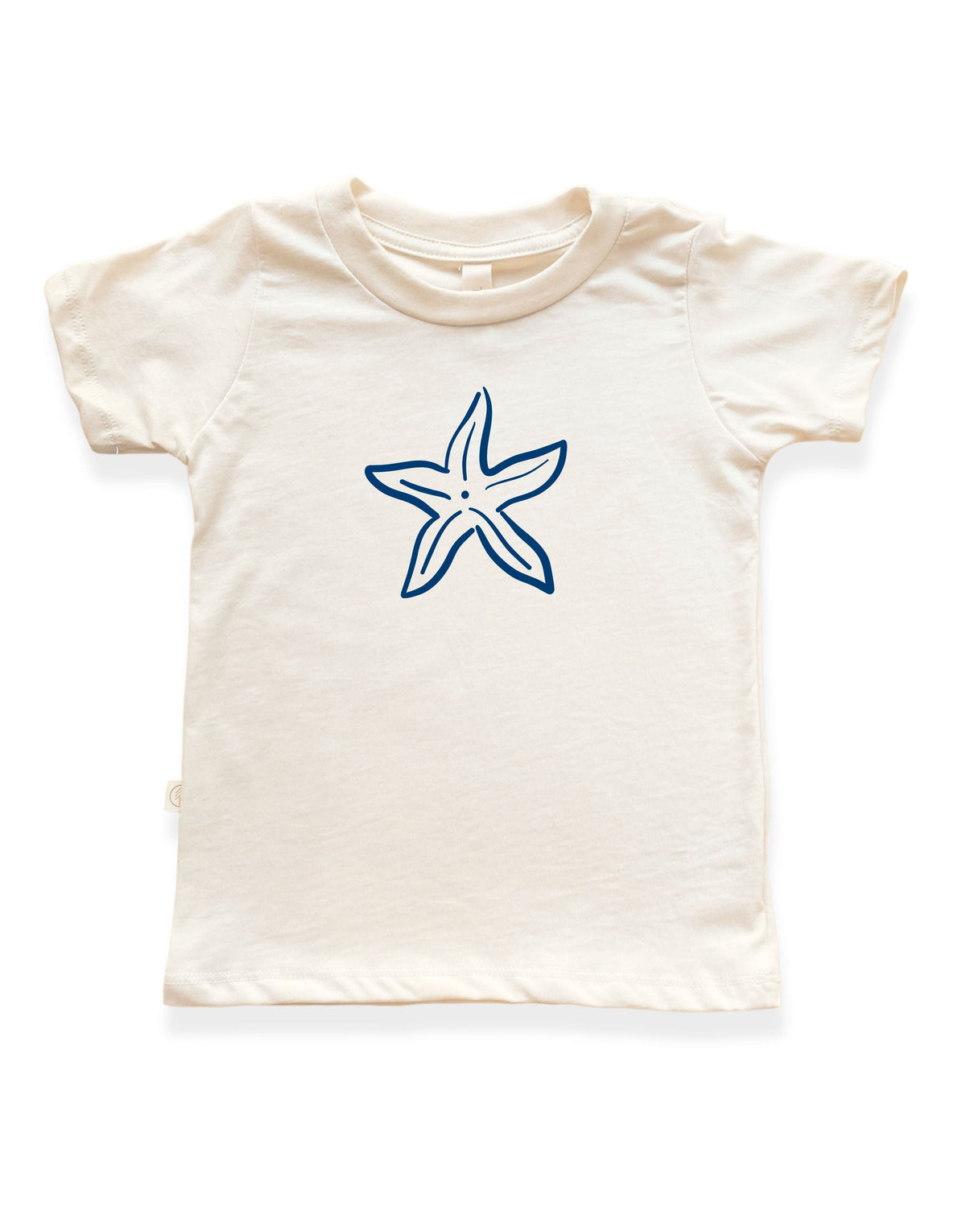 Starfish Organic Cotton Kids T-Shirt – Short Sleeve, 2T–6Y