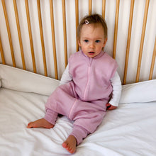 Load image into Gallery viewer, 2-LAYER MERINO WOOL SLEEP SACK WITH OPEN LEGS - rose pink

