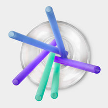 Load image into Gallery viewer, 8&quot; Reusable Silicone Straw, 6pk

