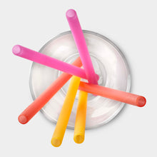 Load image into Gallery viewer, 8&quot; Reusable Silicone Straw, 6pk
