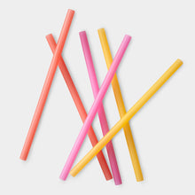 Load image into Gallery viewer, 8&quot; Reusable Silicone Straw, 6pk
