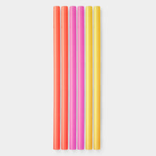 Load image into Gallery viewer, 8&quot; Reusable Silicone Straw, 6pk

