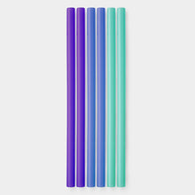 Load image into Gallery viewer, 8&quot; Reusable Silicone Straw, 6pk
