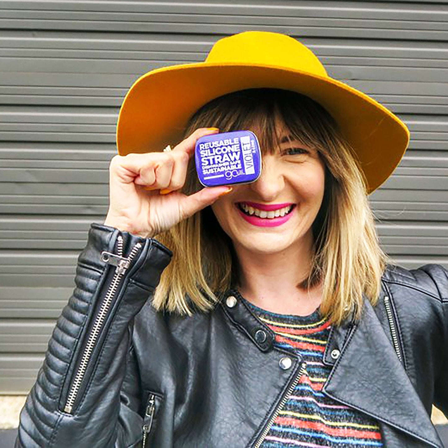 8" Reusable Silicone Straw & Travel Case, 2pk