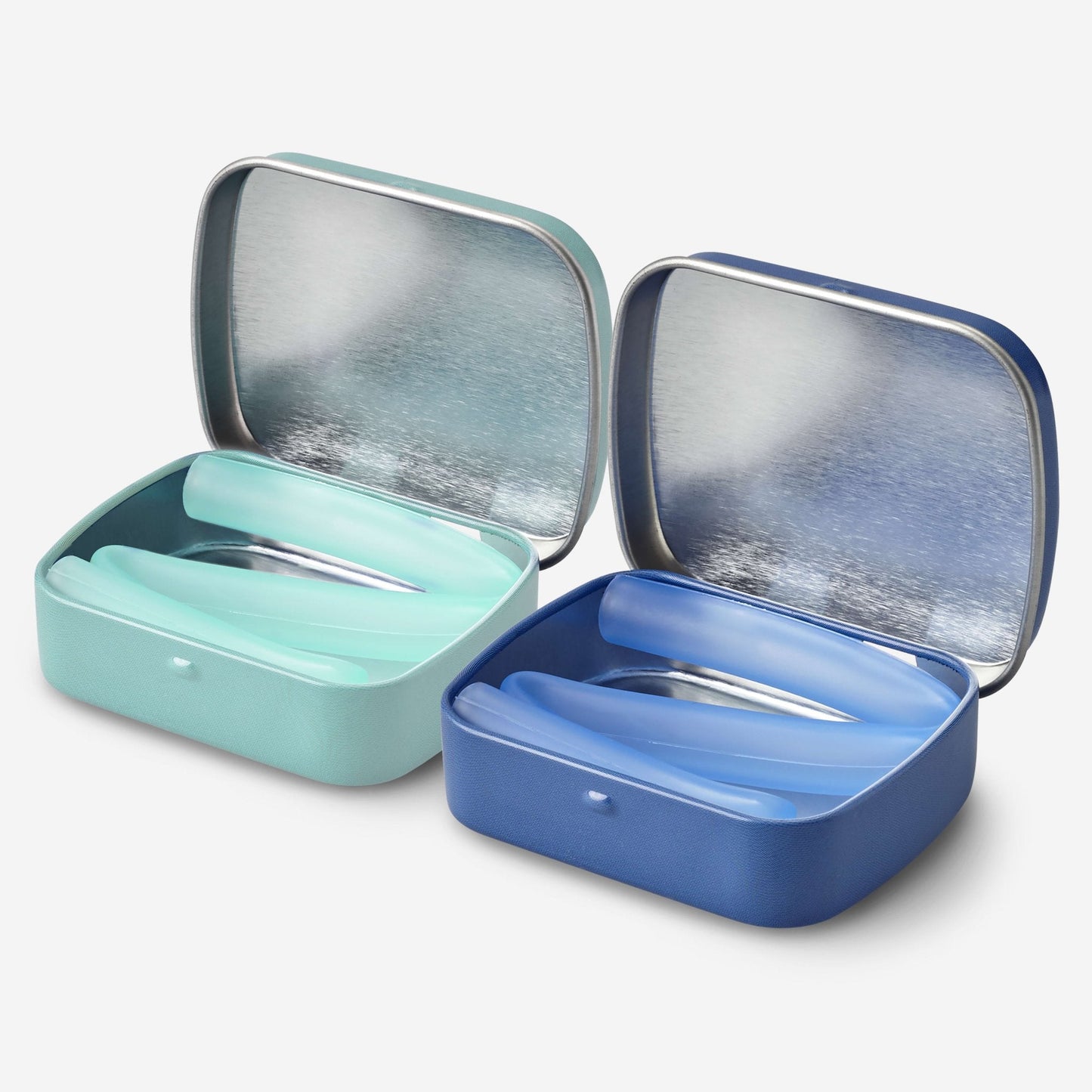 8" Reusable Silicone Straw & Travel Case, 2pk