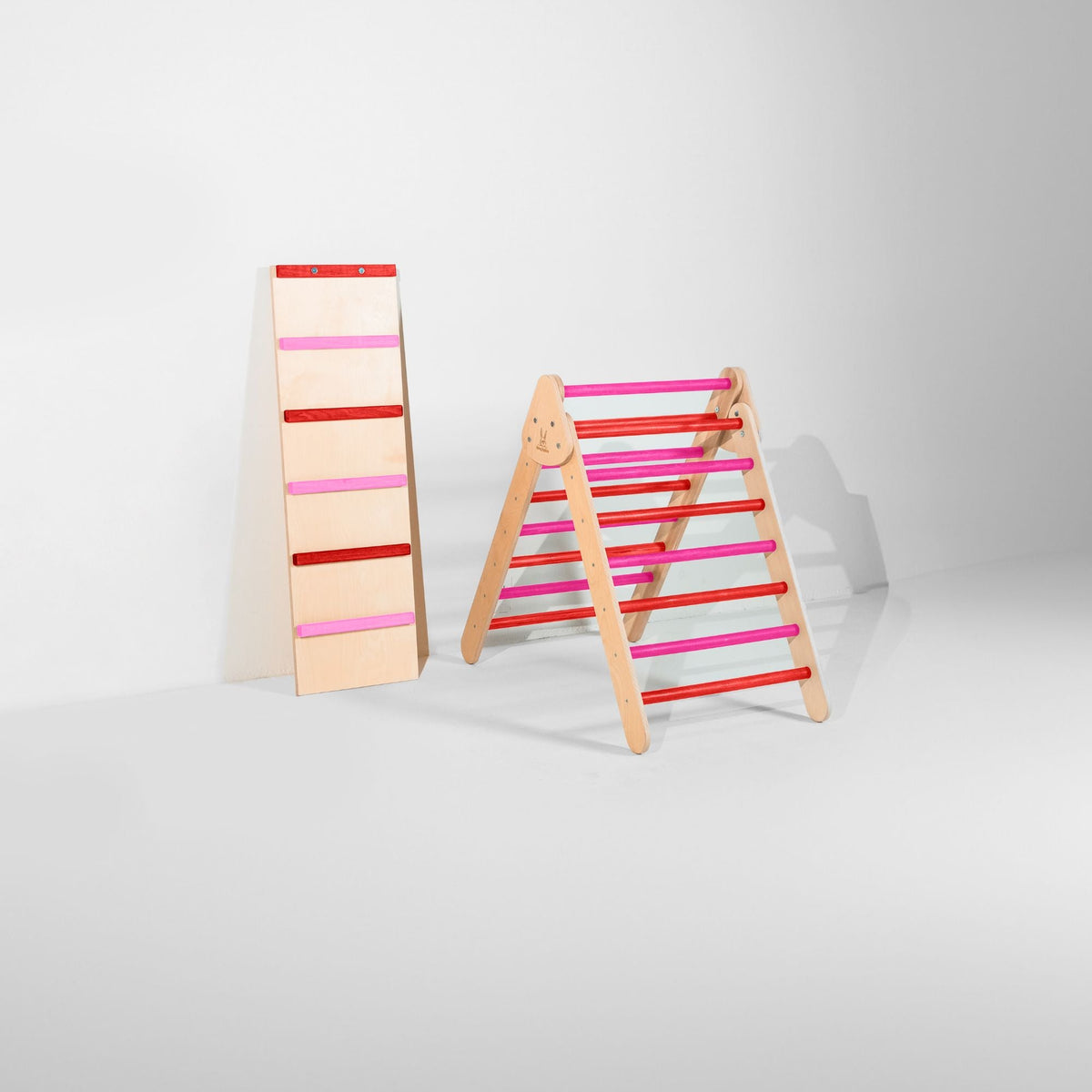 Bunny Hopkins Classic Climber Playset – Original Pikler Triangle with Reversible Ramp, Made in the USA