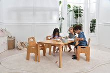 Load image into Gallery viewer, Avenlur Adrian - Sustainable Bamboo Toddler Table and Chair 5 Piece Set

