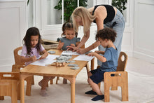 Load image into Gallery viewer, Avenlur Adrian - Sustainable Bamboo Toddler Table and Chair 5 Piece Set
