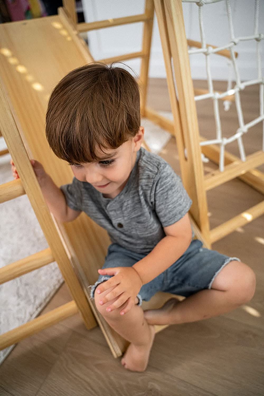 Avenlur Magnolia Eco-Friendly Wooden 7-in-1 Indoor Toddler Preschool Playset