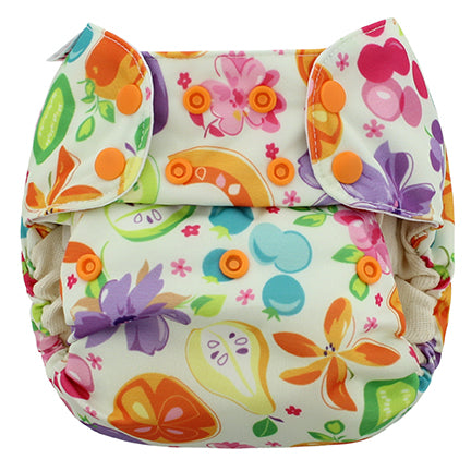 One Size Pocket Cloth Diaper – Adjustable 10–35 lb, Inserts Not Included