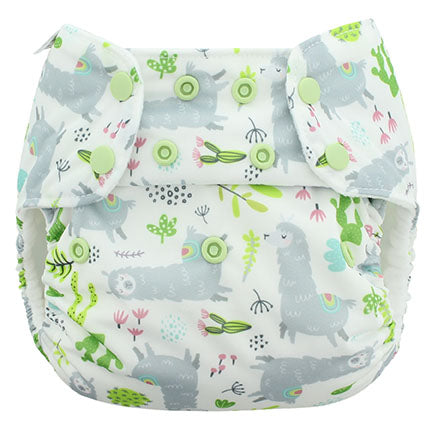 One Size Pocket Cloth Diaper – Adjustable 10–35 lb, Inserts Not Included