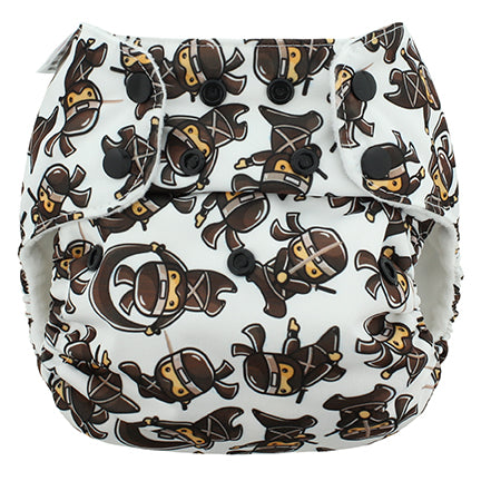 One Size Pocket Cloth Diaper – Adjustable 10–35 lb, Inserts Not Included