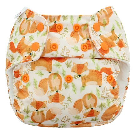 One Size Pocket Cloth Diaper – Adjustable 10–35 lb, Inserts Not Included
