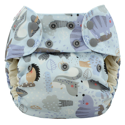 One Size Pocket Cloth Diaper – Adjustable 10–35 lb, Inserts Not Included