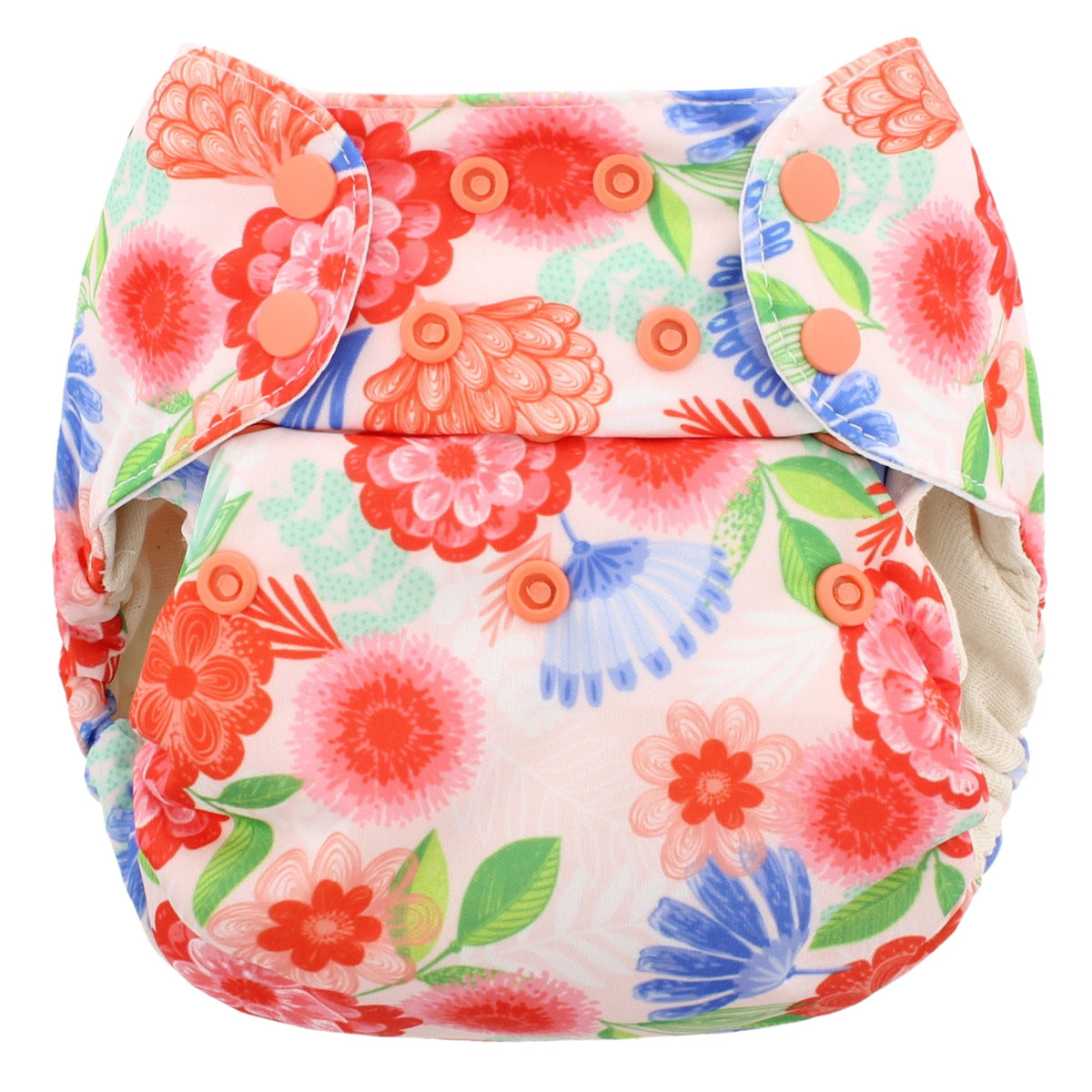 One Size Pocket Cloth Diaper – Adjustable 10–35 lb, Inserts Not Included