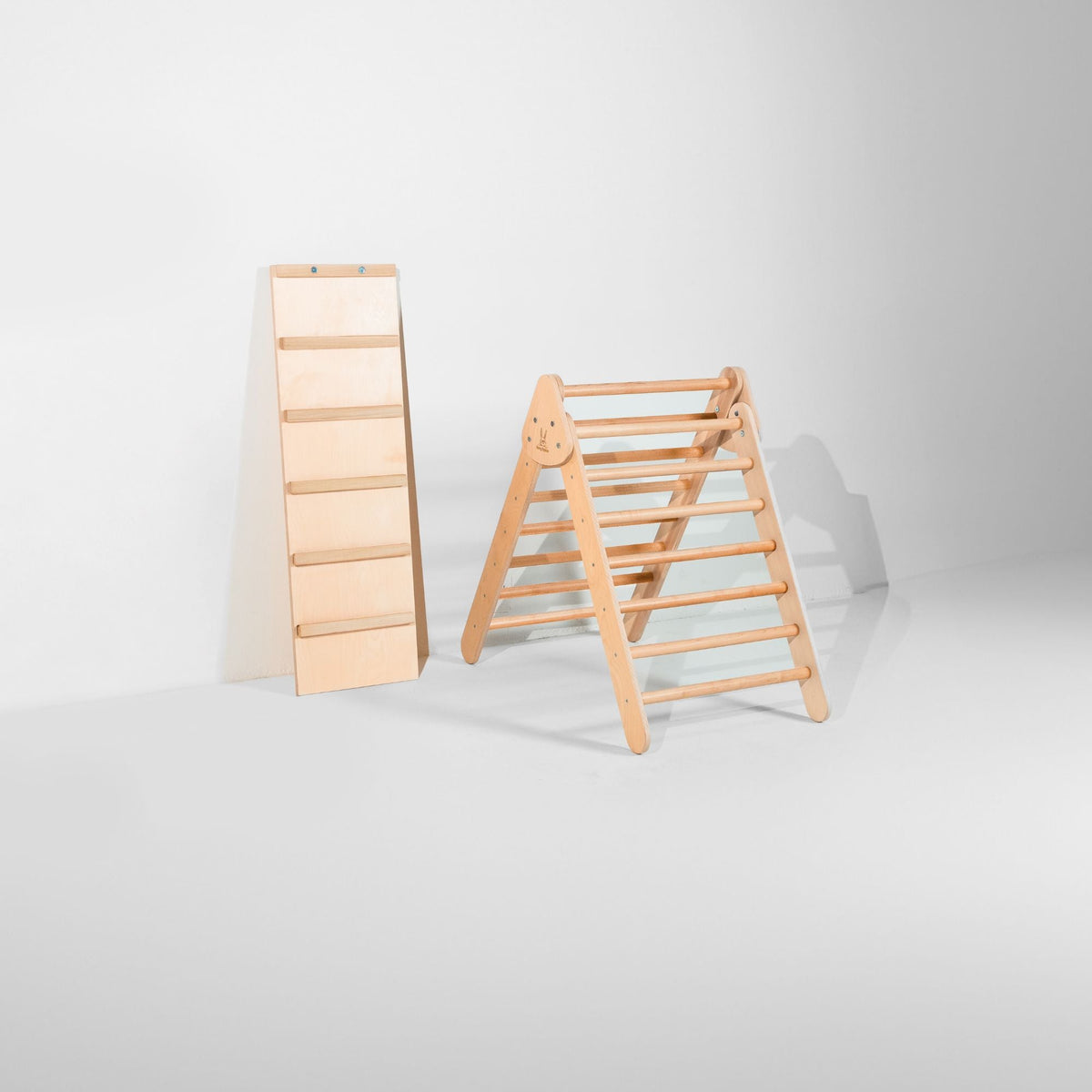 Bunny Hopkins Classic Climber Playset – Original Pikler Triangle with Reversible Ramp, Made in the USA